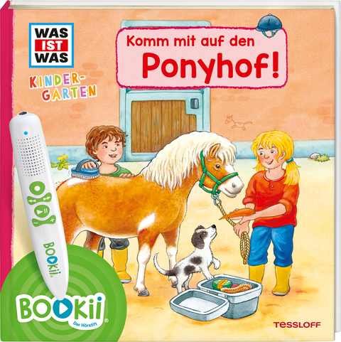 BOOKii® WAS IST WAS Kindergarten Komm mit auf den Ponyhof! - Sandra Noa, Benjamin Schreuder