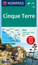 KOMPASS Wanderkarte 2450 Cinque Terre 1:35.000 - 