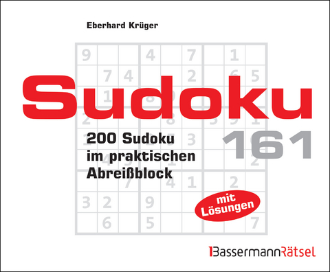 Sudoku Block 161 - Eberhard Krüger