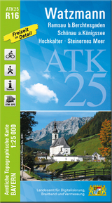 ATK25-R16 Watzmann (Amtliche Topographische Karte 1:25000) - 