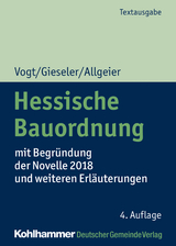 Hessische Bauordnung - Vogt, Susanne; Gieseler, Karoline; Allgeier, Erich