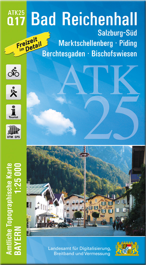 ATK25-Q17 Bad Reichenhall (Amtliche Topographische Karte 1:25000)