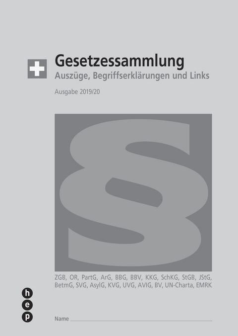 Gesetzessammlung 2019/2020 (Ausgabe A5) - Hanspeter Maurer, Beat Gurzeler