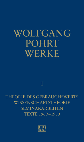 Werke Band 1 - Wolfgang Pohrt