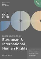 Core Documents on European and International Human Rights 2019-20 - Smith, Rhona