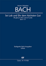 Sei Lob und Ehr dem höchsten Gut (Klavierauszug) - Johann Sebastian Bach