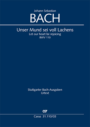 Unser Mund sei voll Lachens (Klavierauszug) - Johann Sebastian Bach