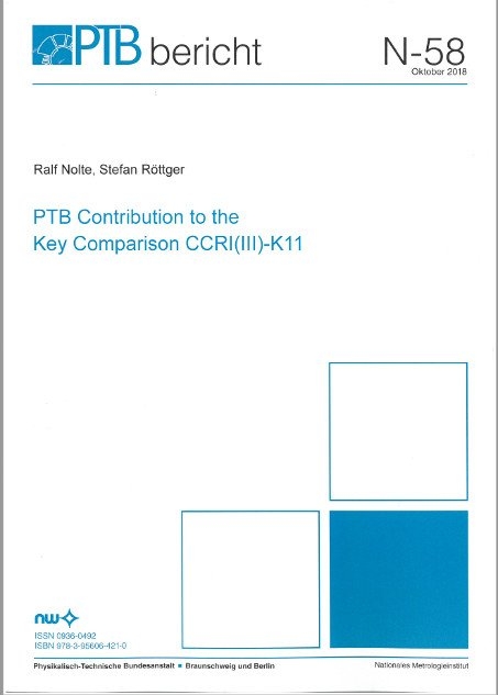 PTB Contribution to the Key Comparison CCRE (III)-K11 - Ralf Nolte, Stefan Röttger