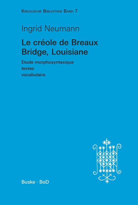 Le créole de Breaux Bridge, Louisiane - Ingrid Neumann