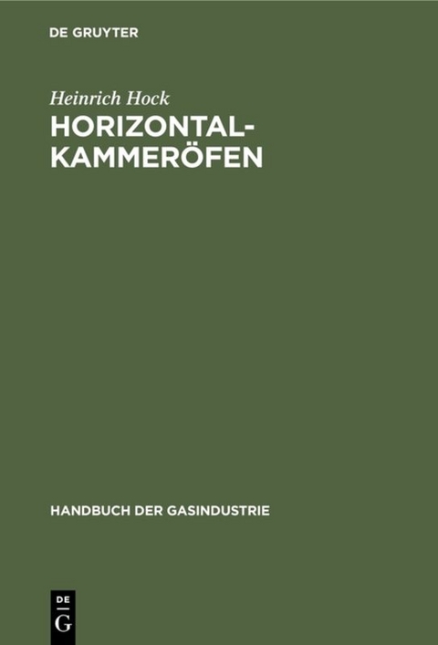 Horizontalkammeröfen - Heinrich Hock