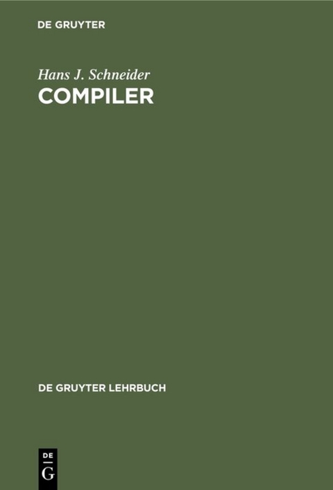 Compiler - Hans J. Schneider