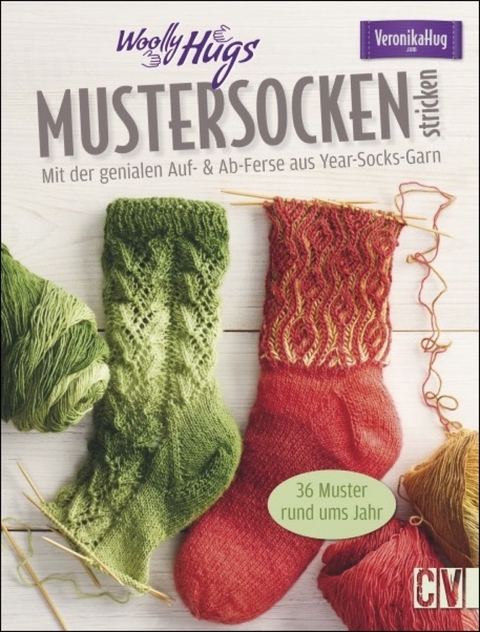 Woolly Hugs Mustersocken stricken - Veronika Hug