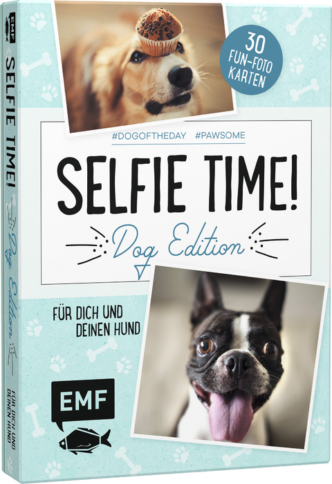 Selfie Time! Dog Edition – 30 Fun-Fotokarten