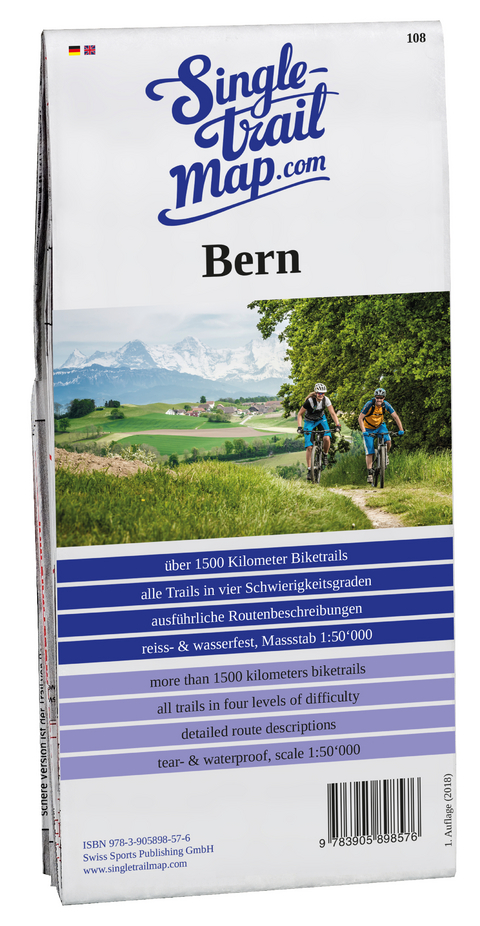Singletrail Map 108 Bern - Thomas Giger