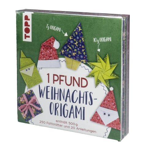 1 Pfund Weihnachts-Origami Papierset -  Frechverlag