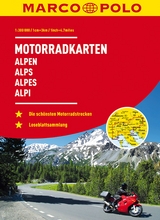 MARCO POLO Motorrad-Karten Alpen 1:300 000