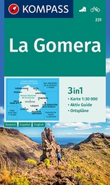 KOMPASS Wanderkarte 231 La Gomera 1:30.000