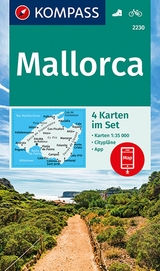 KOMPASS Wanderkarten-Set 2230 Mallorca (4 Karten) 1:35.000 - 