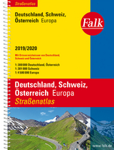 Falk Straßenatlas Deutschland, Schweiz, Österreich, Europa 2019/2020 1 : 300 000 - 