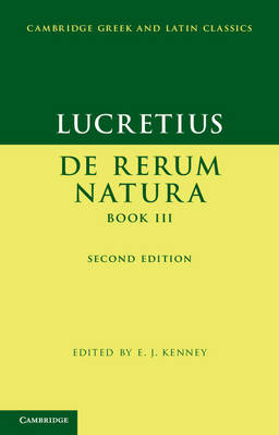 Lucretius: De Rerum NaturaBook III -  LUCRETIUS