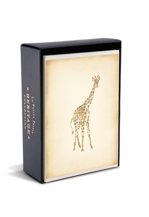 Boxed Notes: Giraffe Heritage – Gruß- und Geschenkkartenbox mit Kuverts: Giraffe