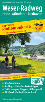 Weser-Radweg, Hann. Münden - Cuxhaven - 