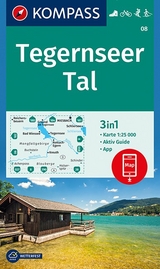 KOMPASS Wanderkarte Tegernseer Tal - 