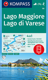 KOMPASS Wanderkarte Lago Maggiore, Lago di Varese - KOMPASS-Karten GmbH