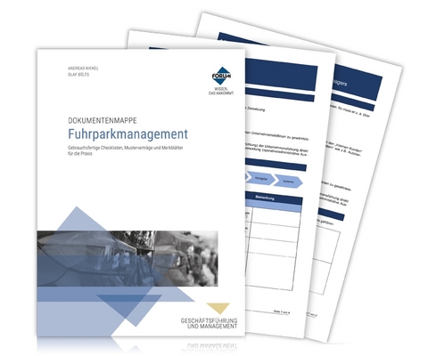 Dokumentenmappe Fuhrparkmanagement