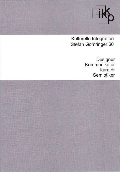Kulturelle Integration - Eugen Gomringer