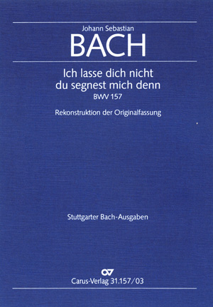 Ich lasse dich nicht, du segnest mich denn (Klavierauszug) - Johann Sebastian Bach