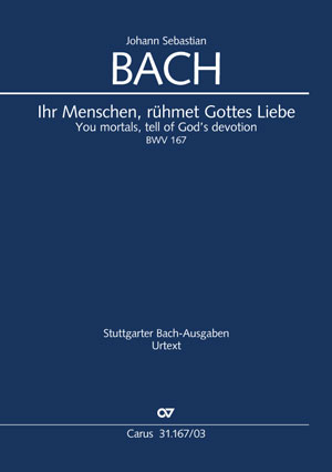 Ihr Menschen, rühmet Gottes Liebe (Klavierauszug) - Johann Sebastian Bach