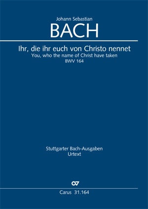 Ihr, die ihr euch von Christo nennet (Klavierauszug) - Johann Sebastian Bach