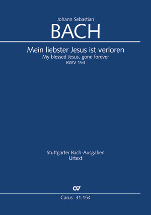 Mein liebster Jesus ist verloren (Klavierauszug) - Johann Sebastian Bach