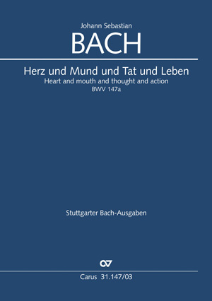 Herz und Mund und Tat und Leben (Klavierauszug) - Johann Sebastian Bach