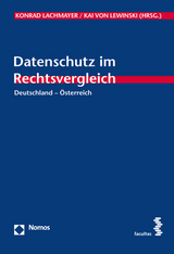 Datenschutz im Rechtsvergleich - Lachmayer, Konrad; von Lewinski, Kai