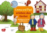 Emma und Paul erleben den Herbst. Erzählschienen-Figurenset - Monika Lehner