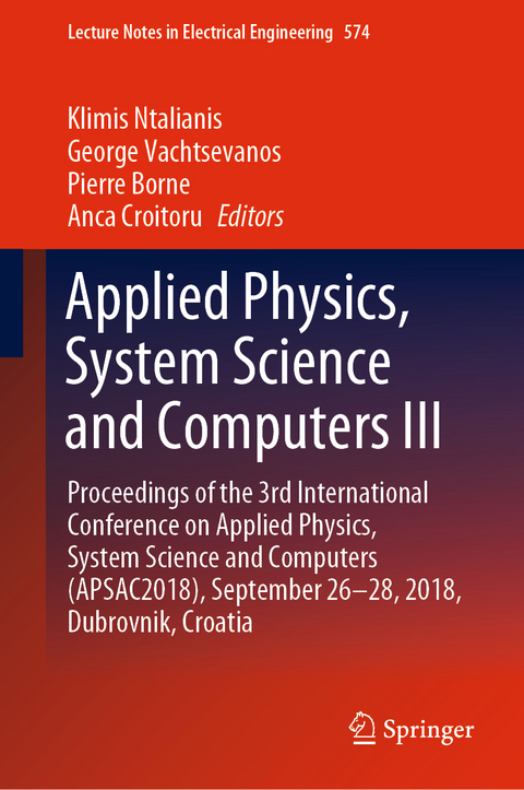 Applied Physics, System Science and Computers III - 