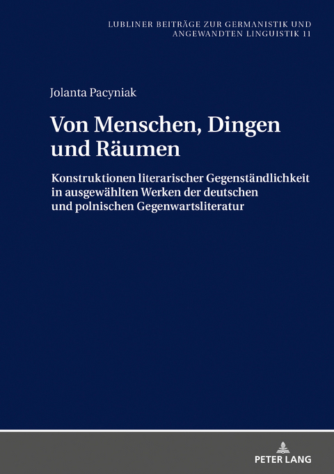 Von Menschen, Dingen und Räumen - Jolanta Pacyniak