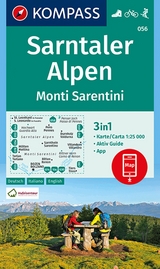 KOMPASS Wanderkarte 056 Sarntaler Alpen, Monti Sarentini - 