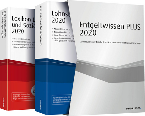 Entgeltwissen PLUS 2020 - Lohnsteuer Super-Tabelle & Lexikon Lohnsteuer und Sozialversicherung