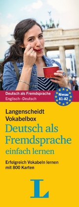 Langenscheidt Vokabelbox Deutsch als Fremdsprache einfach lernen - Box mit Karteikarten - Langenscheidt, Redaktion; Langenscheidt, Redaktion