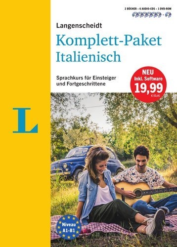 Langenscheidt Komplett-Paket Italienisch - Sprachkurs mit 2 Büchern, 6 Audio-CDs, 1 DVD-ROM, MP3-Download - 