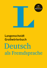 Langenscheidt Großwörterbuch Deutsch als Fremdsprache - 