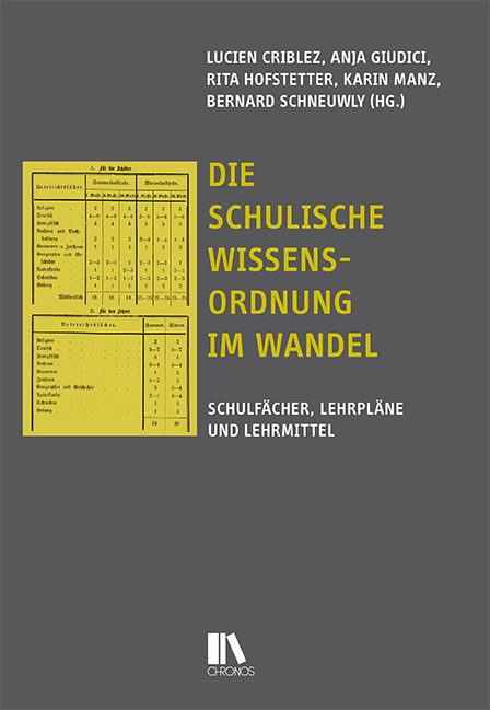 Die schulische Wissensordnung im Wandel - 