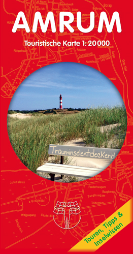 Amrum - Touristische Karte - Rolf Drewes