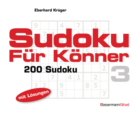 Sudoku für Könner 3 - Eberhard Krüger