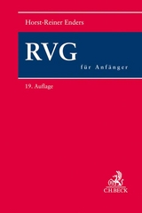 RVG für Anfänger - Enders, Horst-Reiner