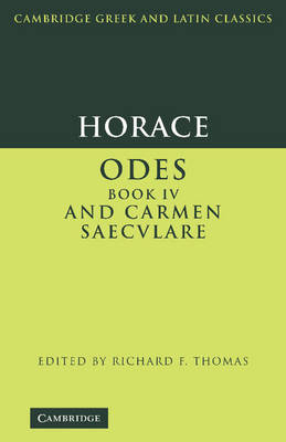 Horace: Odes IV and Carmen Saeculare -  Horace