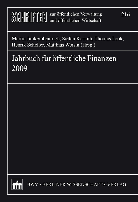 Jahrbuch für öffentliche Finanzen 2009 - 